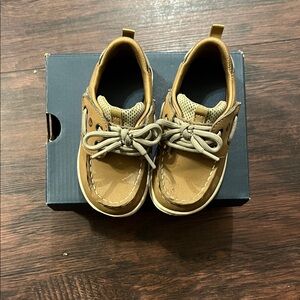 Sperry Kids Brown Moccasins
